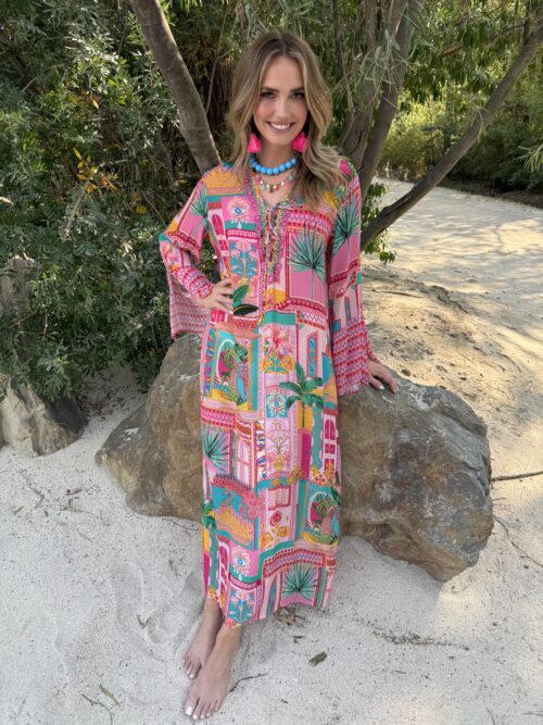 Kjole Fendi Palmeria Valery Vain