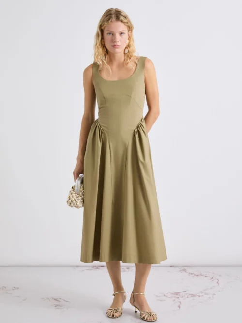 Kjole Slim-fit poplin Marella