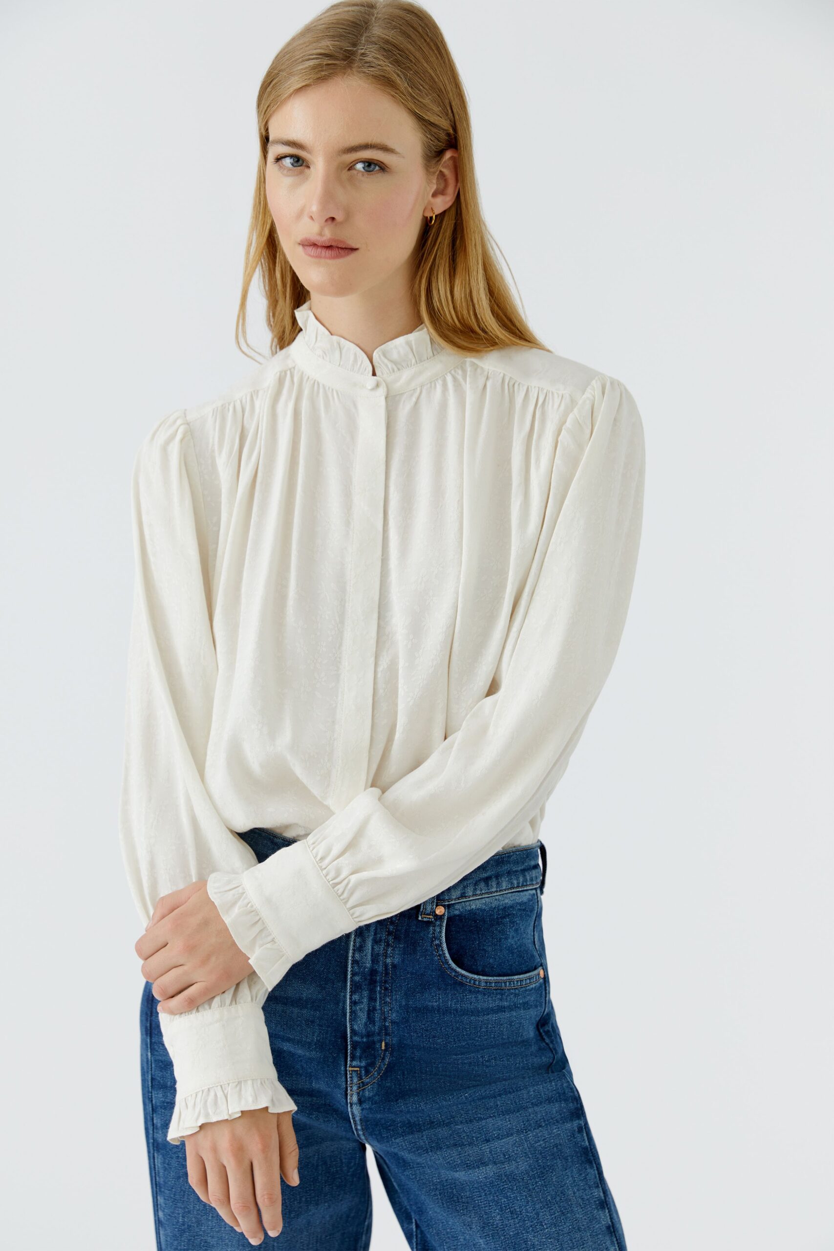 Bluse Offwhite Oui - Bilde 3