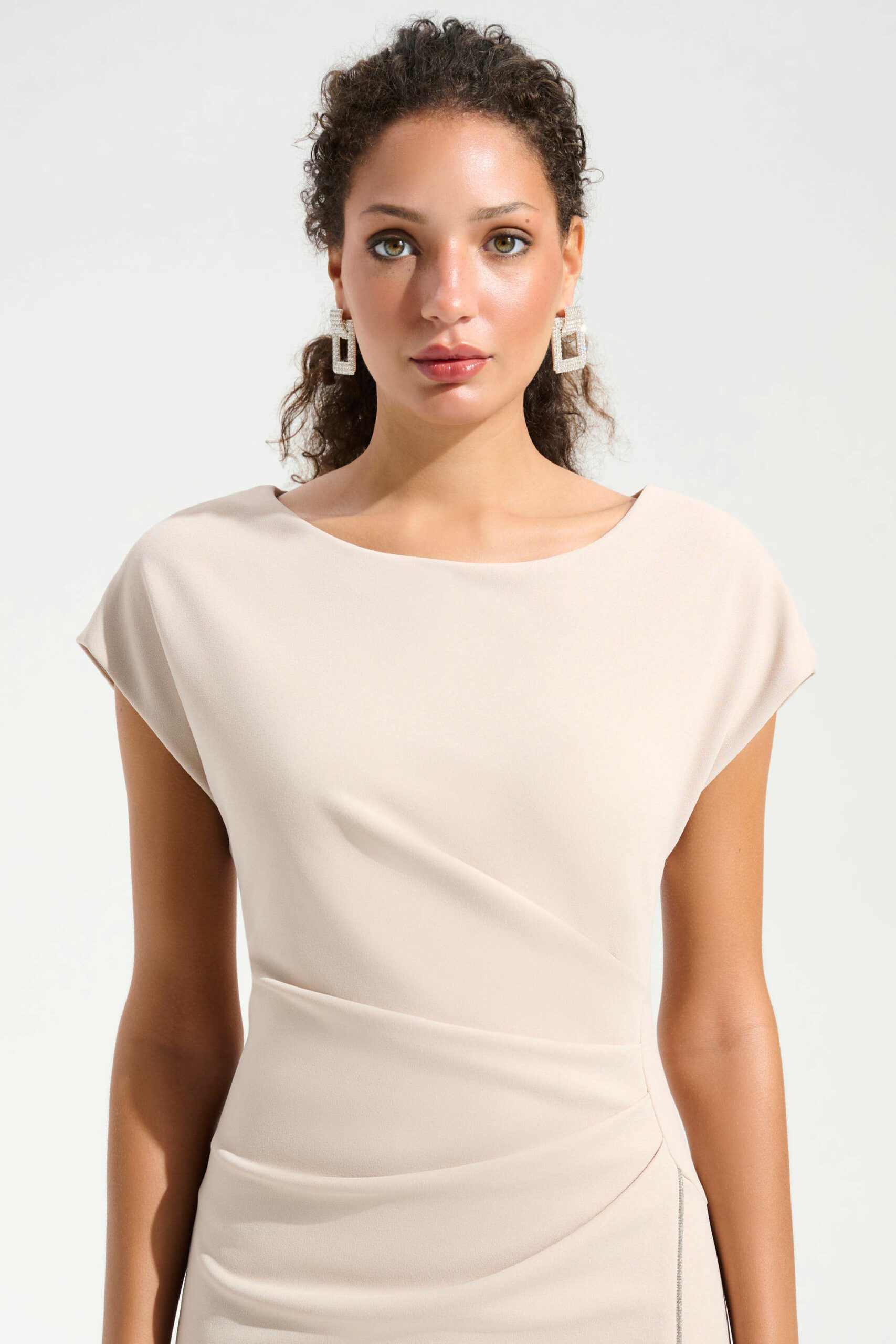Kjole Lang Beige Joseph Ribkoff - Bilde 5