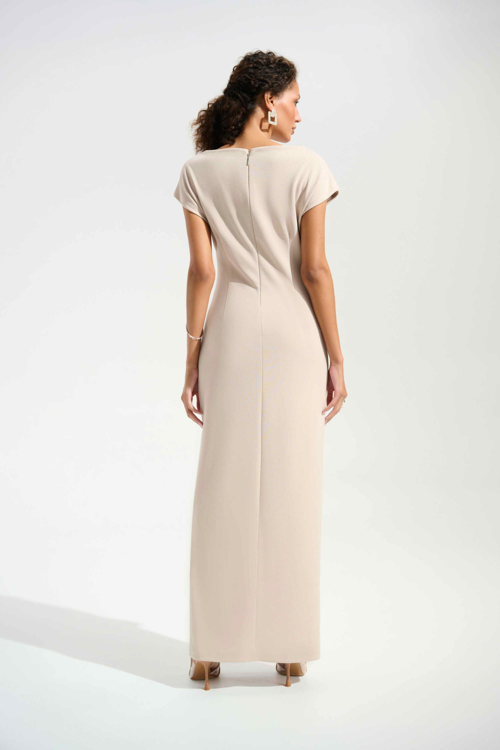 Kjole Lang Beige Joseph Ribkoff - Bilde 4