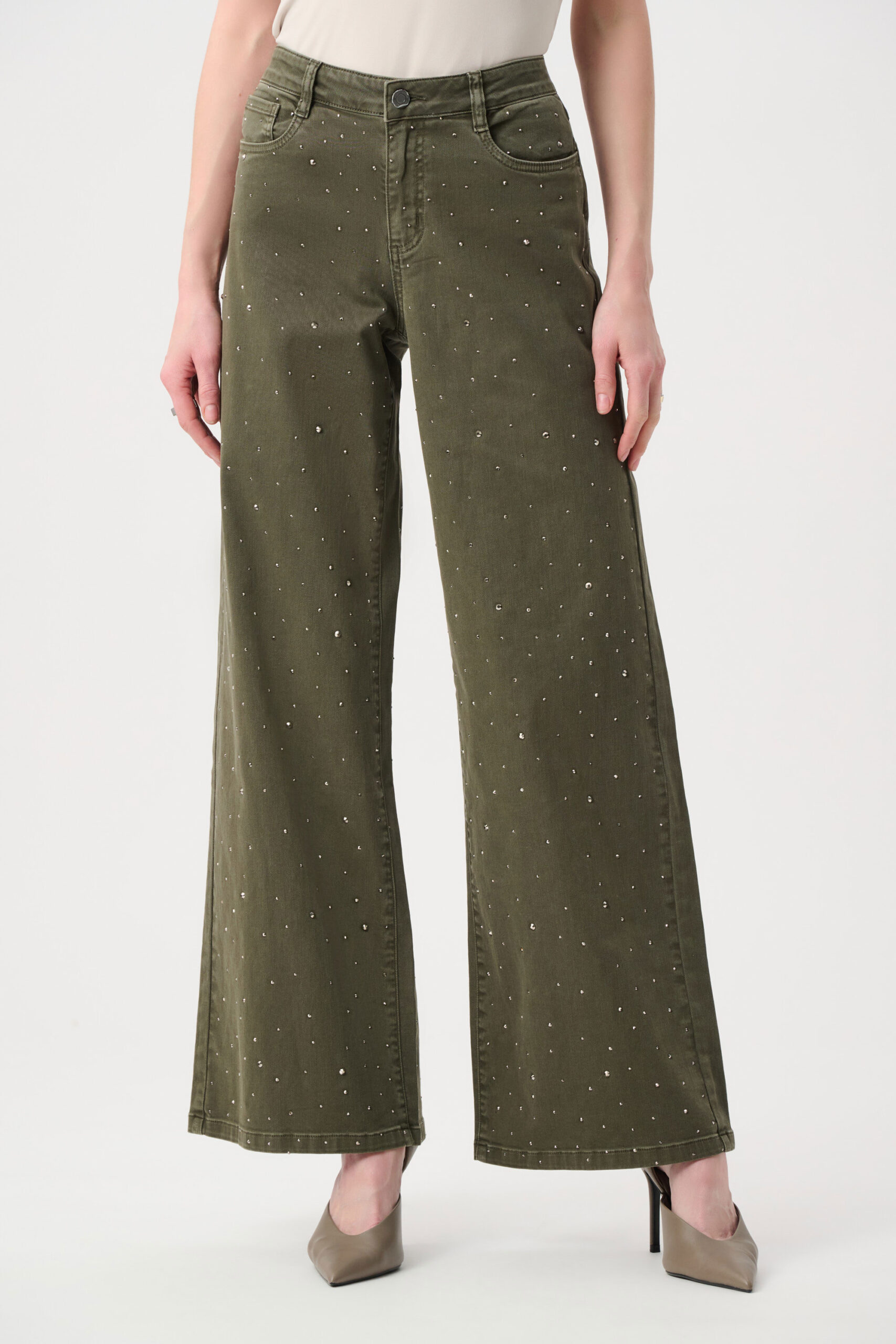 Jeans Oliven Rhinestones Joseph Ribkoff