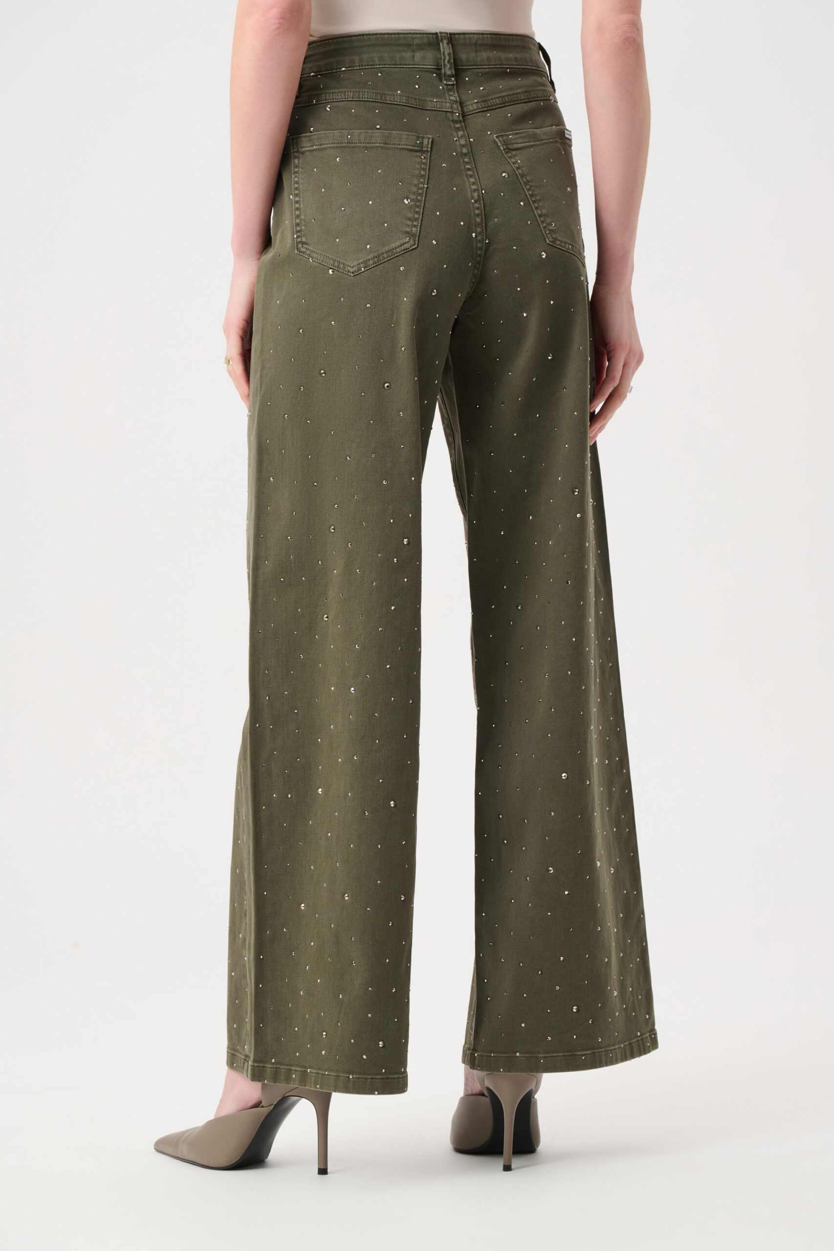 Jeans Oliven Rhinestones Joseph Ribkoff - Bilde 5