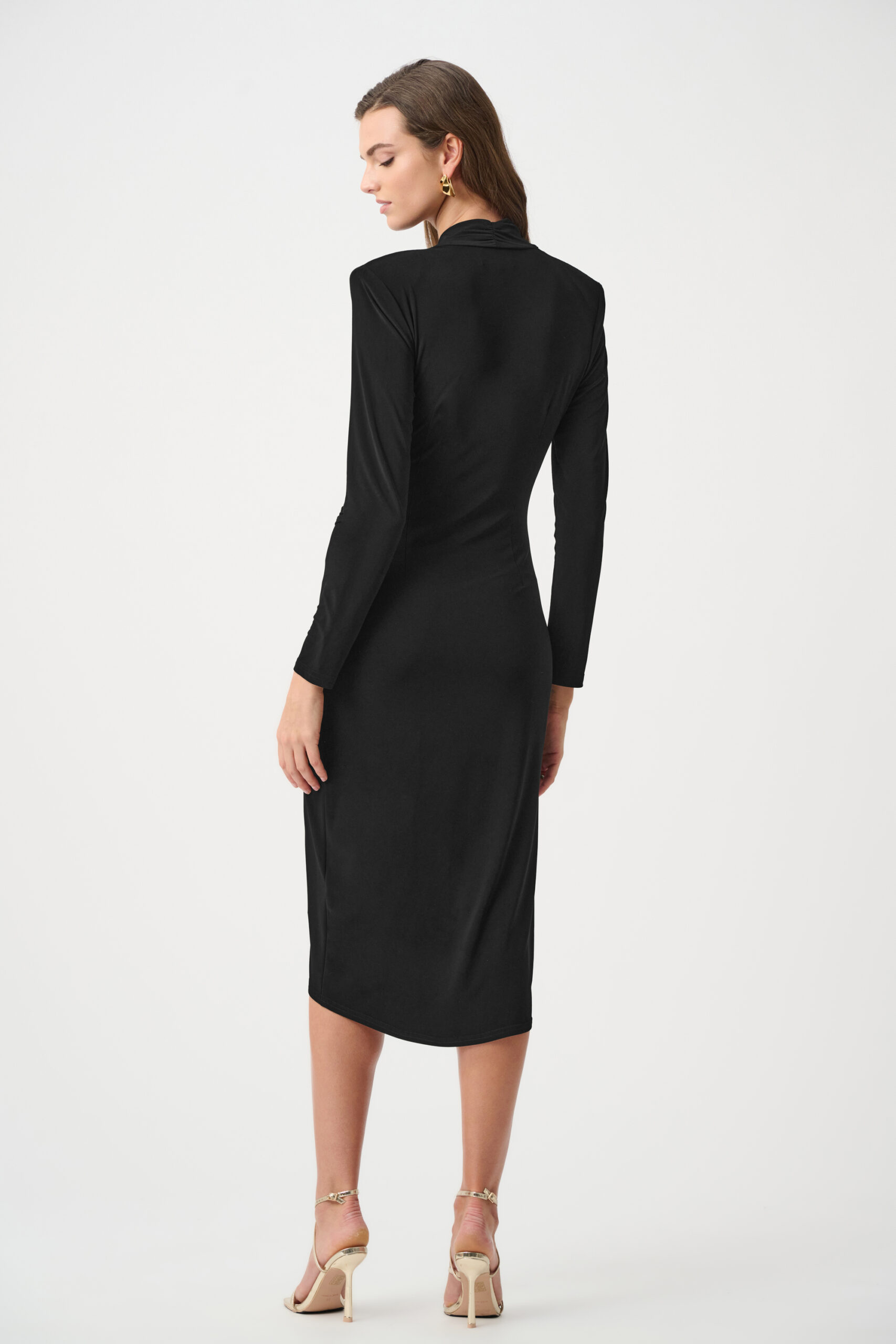 Kjole Sort Wrapdress Joseph Ribkoff - Bilde 5