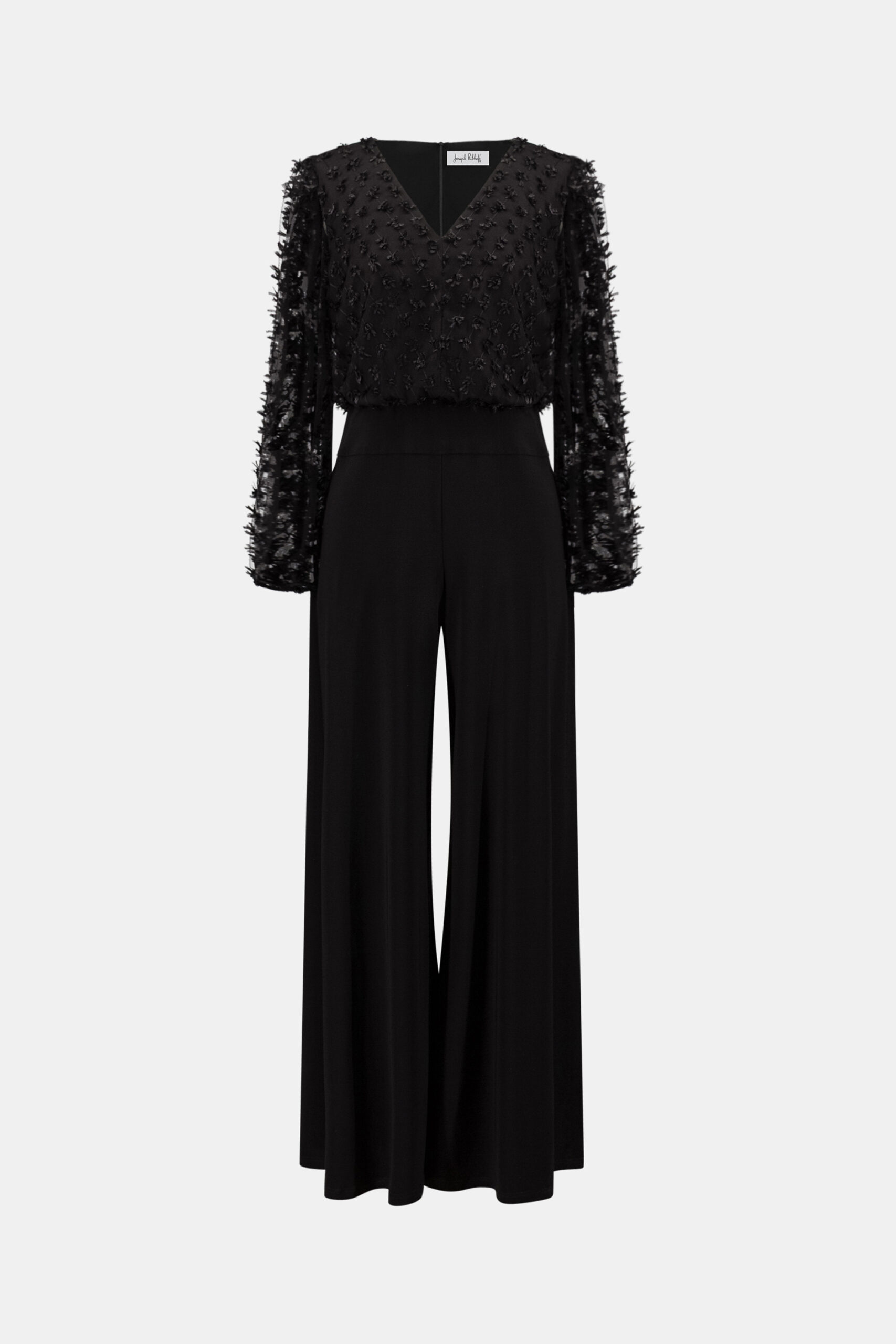 Jumpsuit sort blomster Joseph Ribkoff - Bilde 3