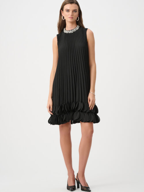 Kjole Georgette Embellished Sort Joseph Ribkoff