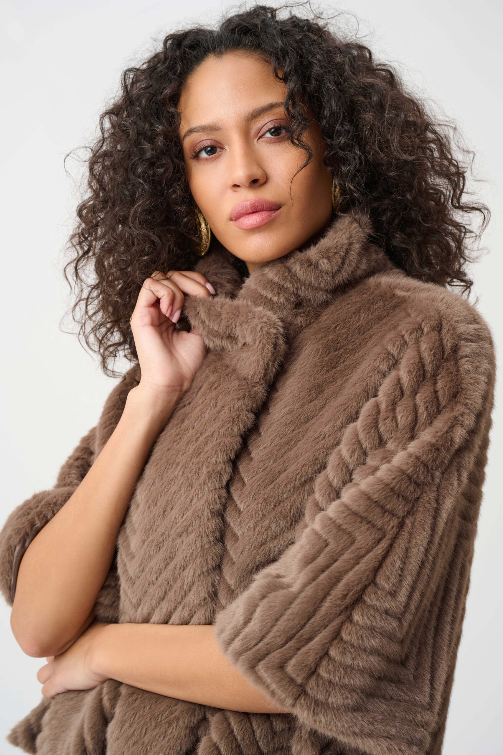 Fuskepels Taupe Joseph Ribkoff - Bilde 6