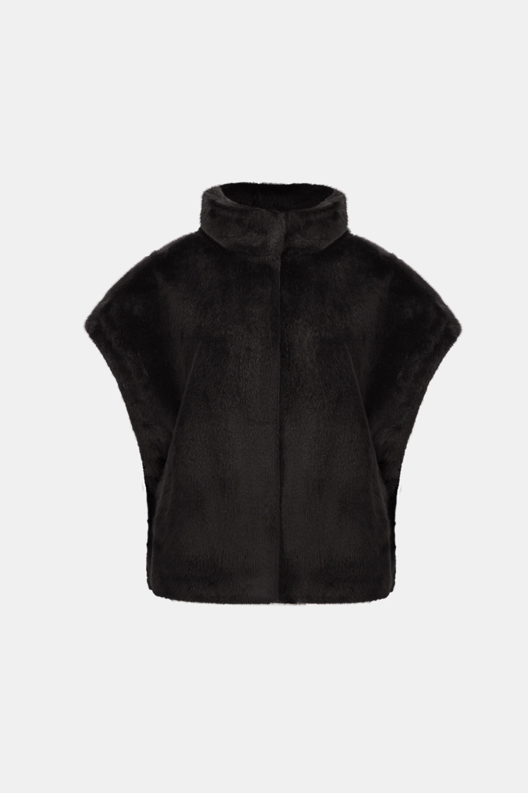Fuskepels Vest Sort Joseph Ribkoff - Bilde 3