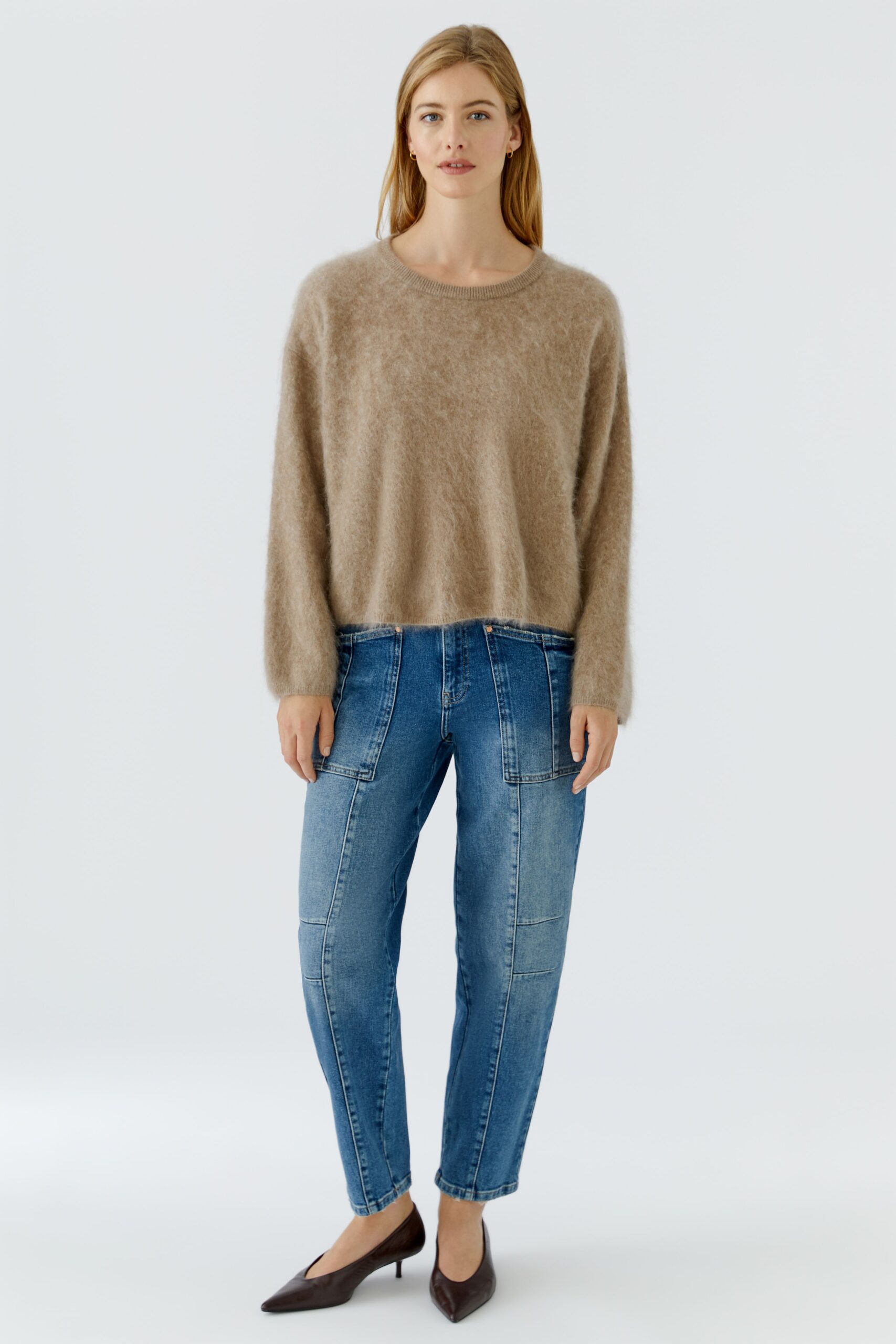Genser Cashmere Beige Oui - Bilde 7