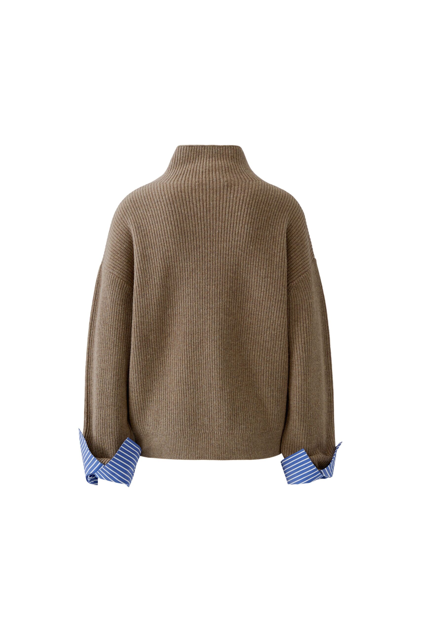 Genser Taupe Melange Oui - Bilde 7