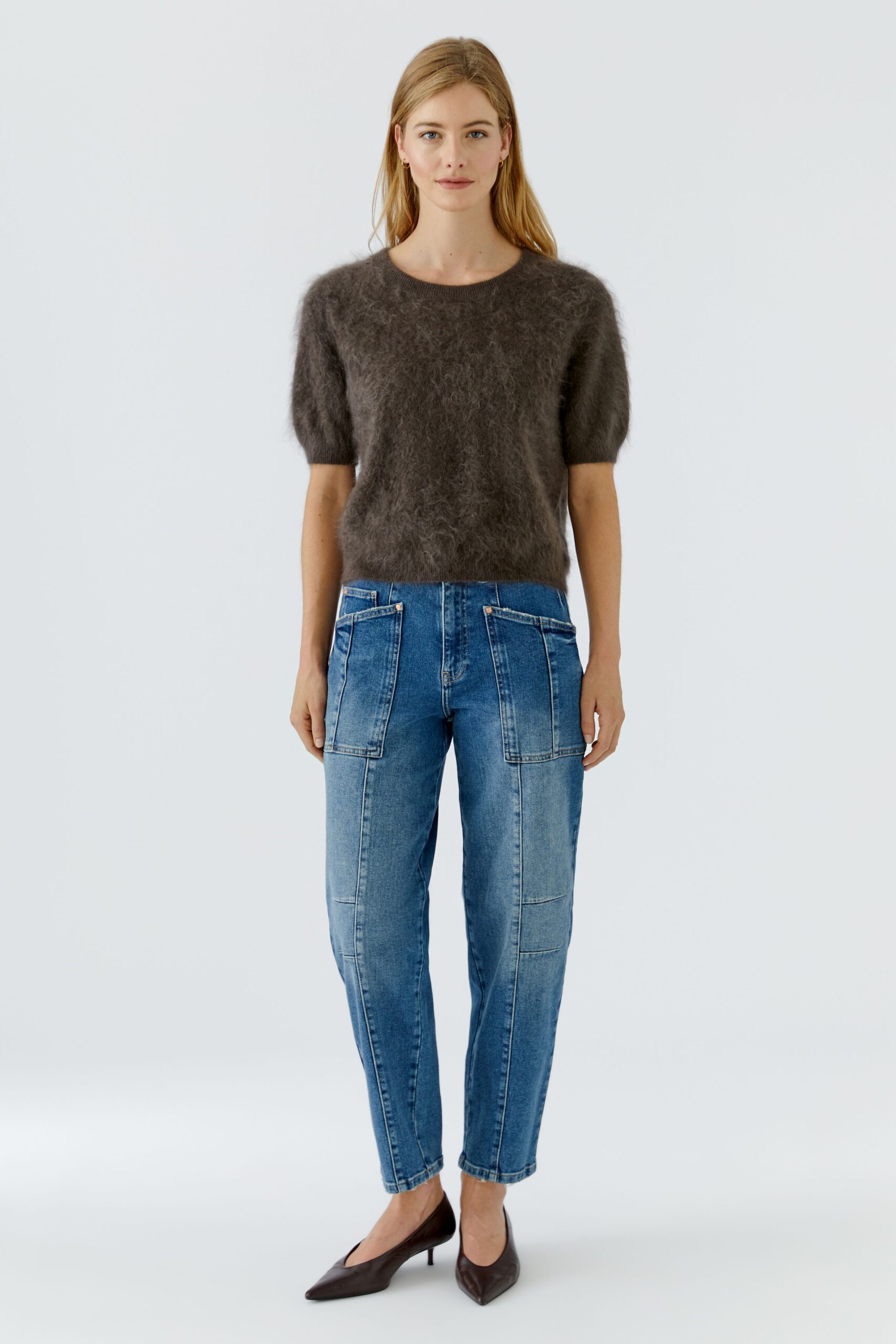 Genser Cashmere Kort Erm Oui - Bilde 6
