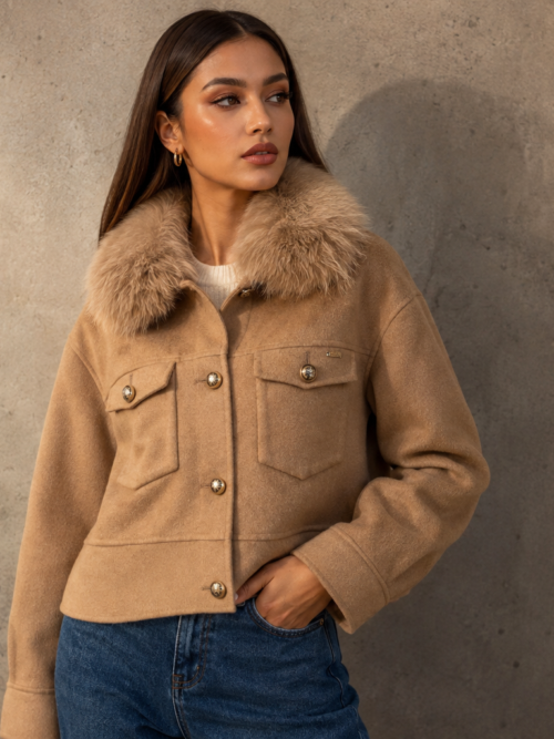 Jakke Camel Fox PHO Firenze