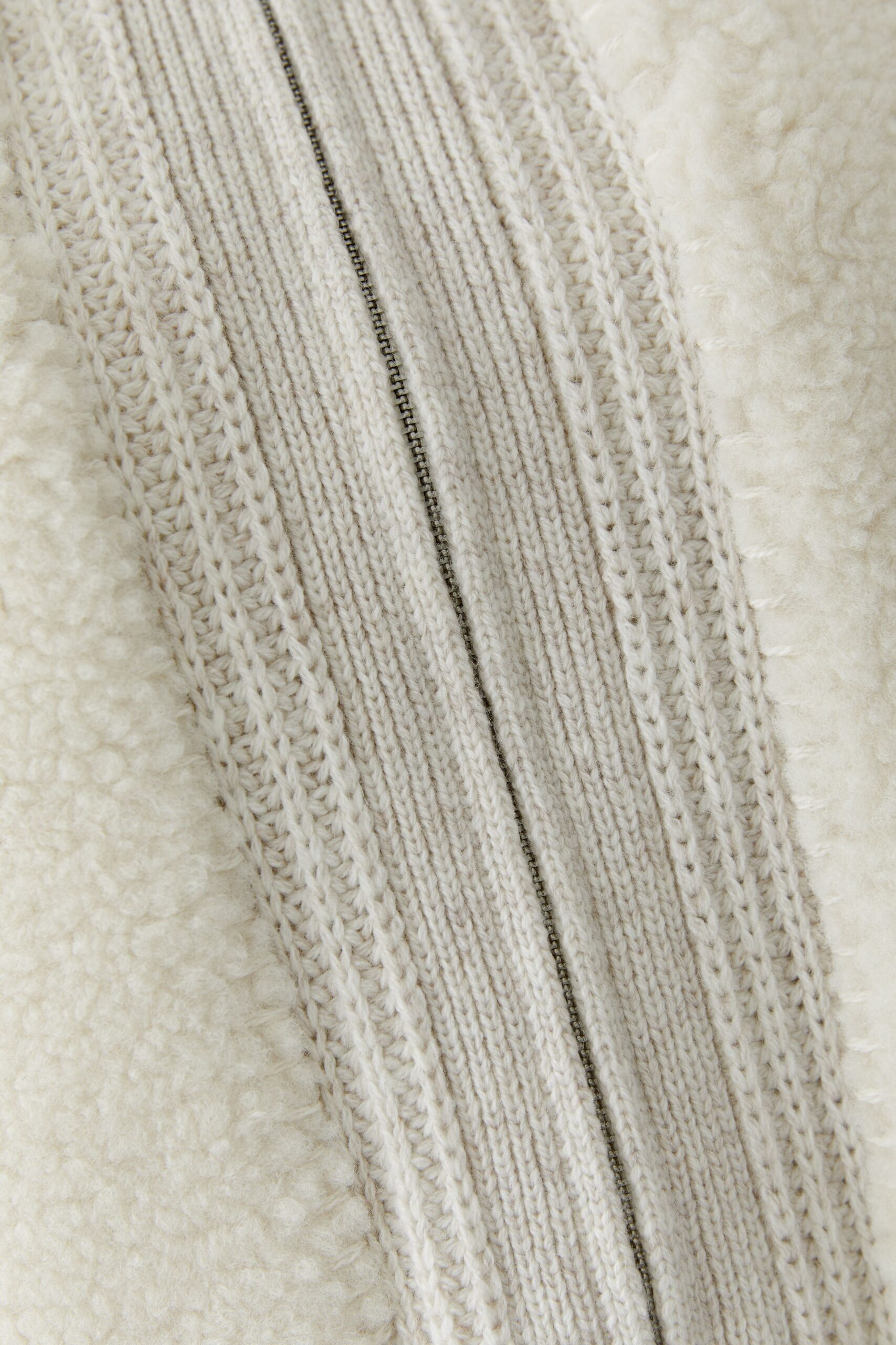 Jakke Teddy Offwhite Oui - Bilde 9