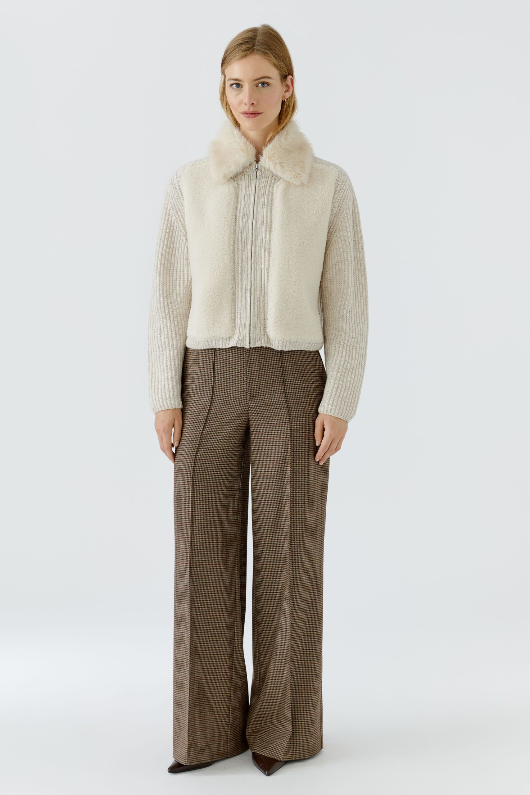 Jakke Teddy Offwhite Oui - Bilde 7
