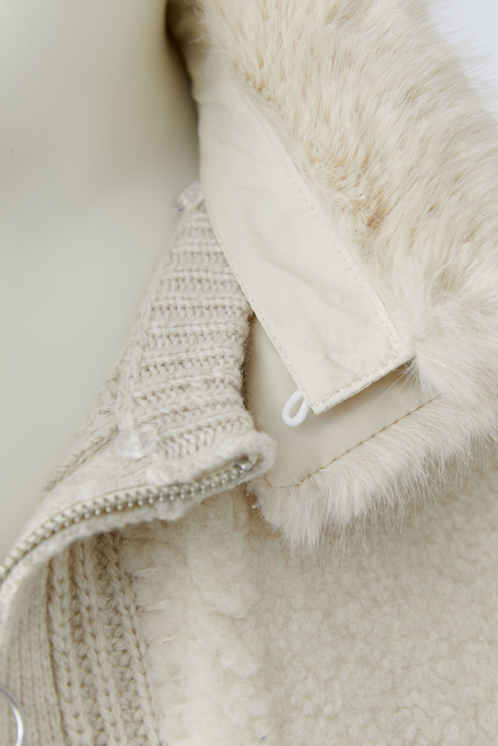 Jakke Teddy Offwhite Oui - Bilde 4