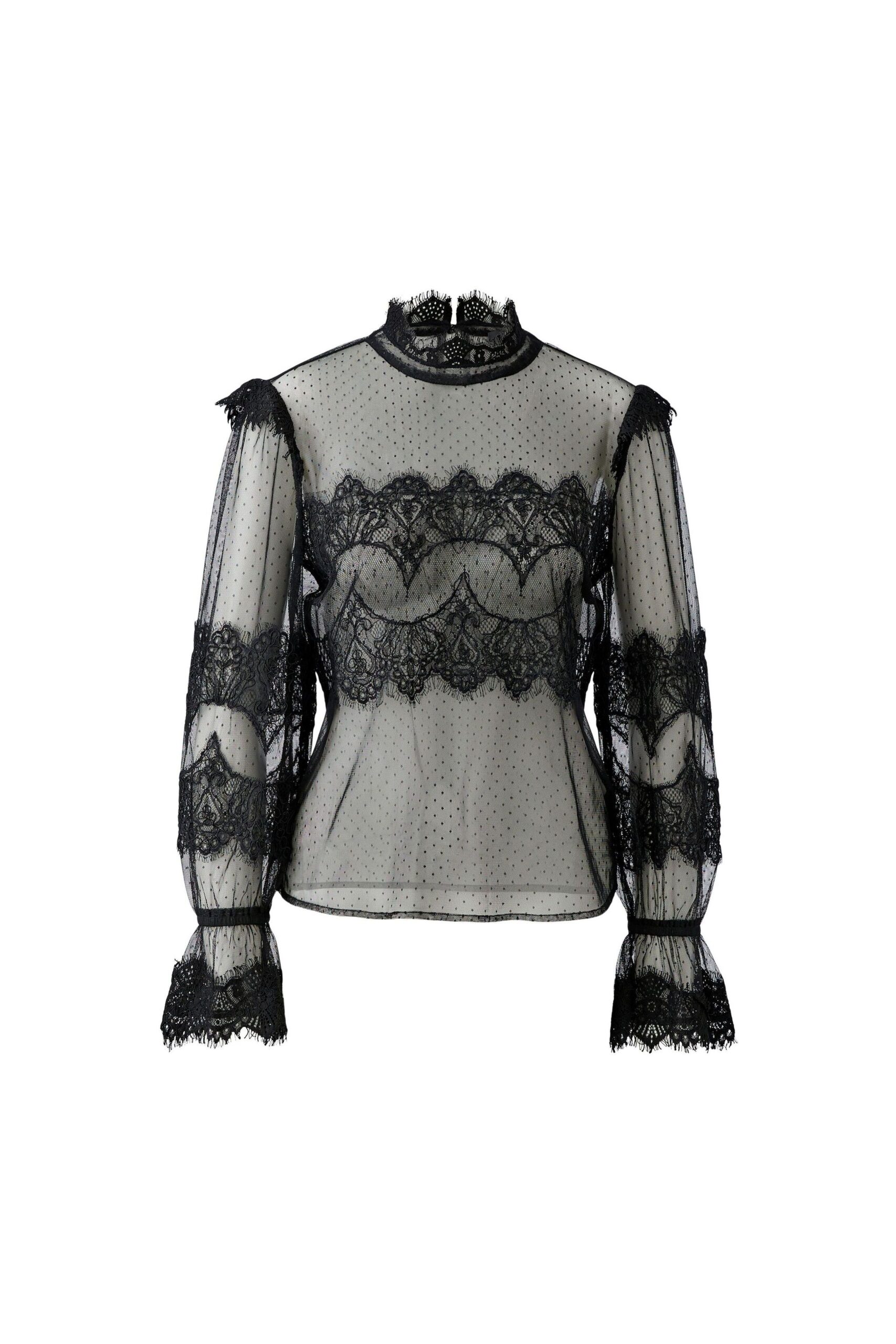 Bluse Blonde Black Oui - Bilde 2