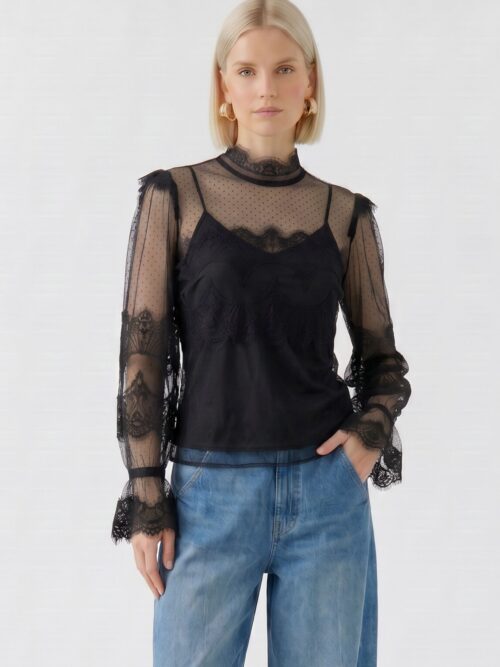 Bluse Blonde Black Oui