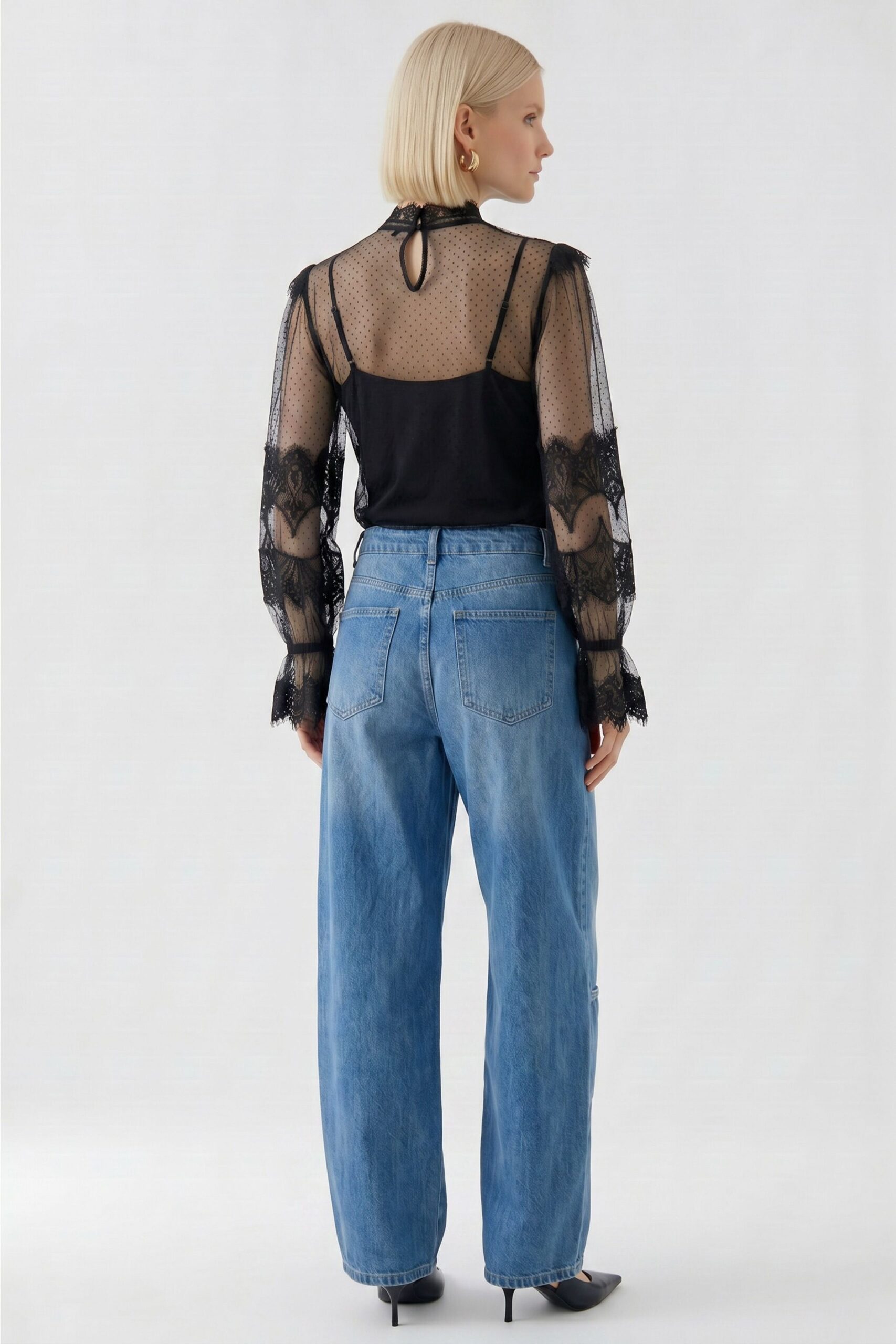 Bluse Blonde Black Oui - Bilde 5