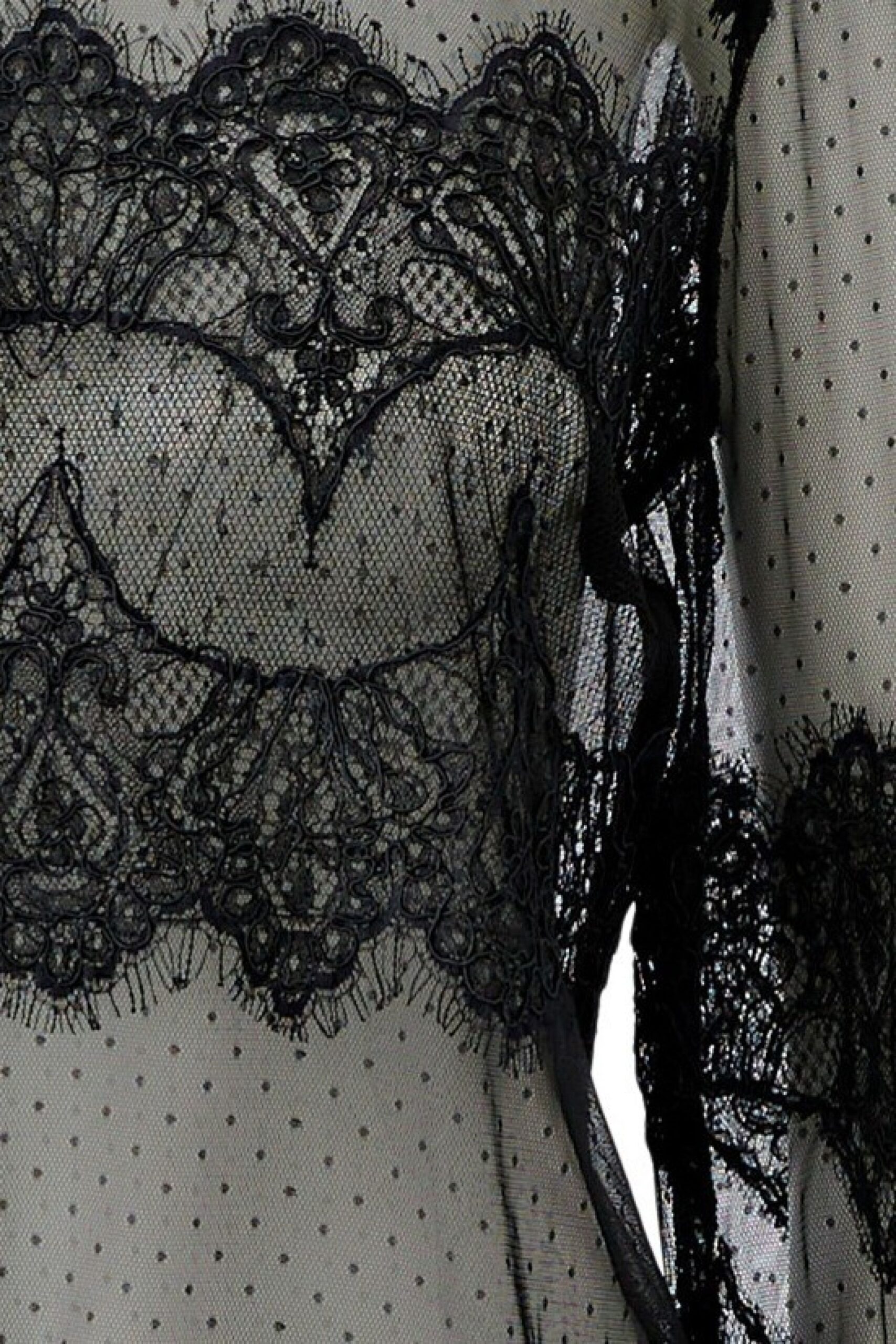 Bluse Blonde Black Oui - Bilde 3